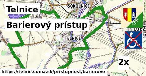 barierový prístup v Telnice