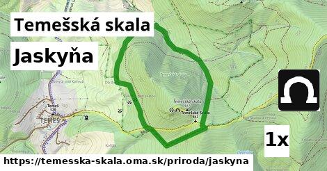 Jaskyňa, Temešská skala