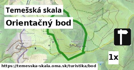 Orientačný bod, Temešská skala