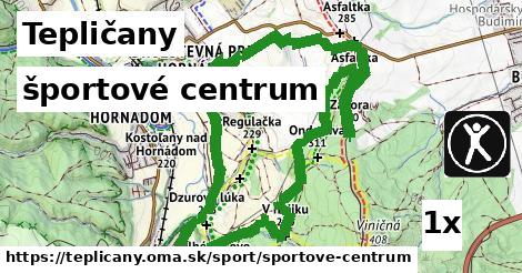 športové centrum v Tepličany