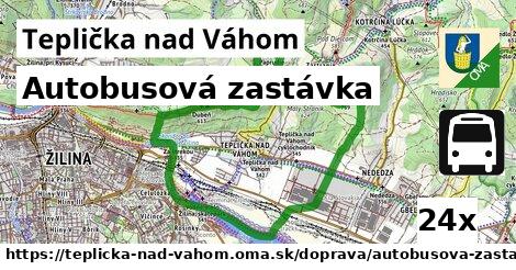 Autobusová zastávka, Teplička nad Váhom