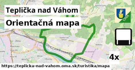 Orientačná mapa, Teplička nad Váhom