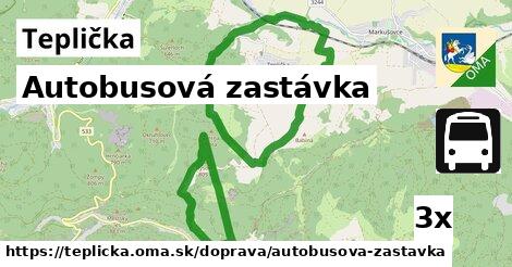 Autobusová zastávka, Teplička