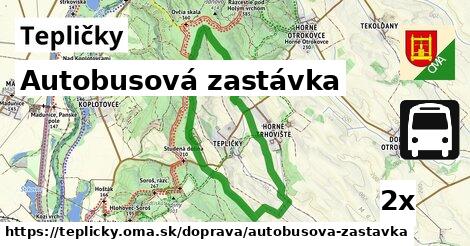 Autobusová zastávka, Tepličky