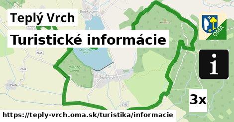 Turistické informácie, Teplý Vrch