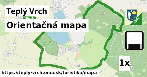 Orientačná mapa, Teplý Vrch