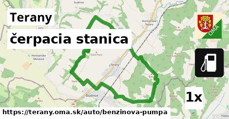 čerpacia stanica, Terany