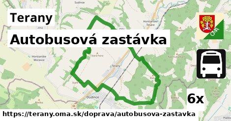 Autobusová zastávka, Terany