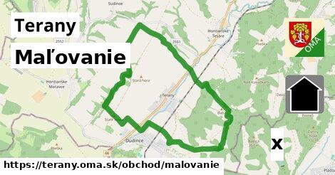 Maľovanie, Terany