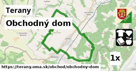 obchodný dom v Terany