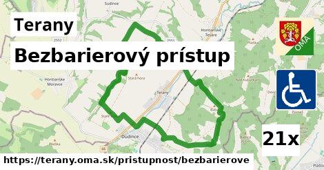 bezbarierový prístup v Terany