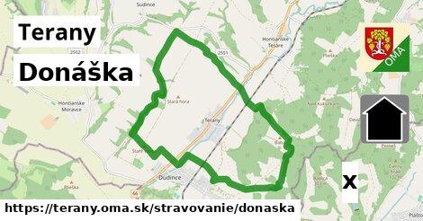 Donáška, Terany