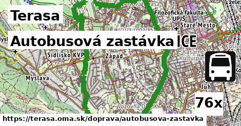 Autobusová zastávka, Terasa