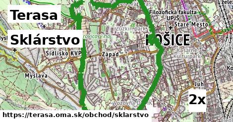 Sklárstvo, Terasa