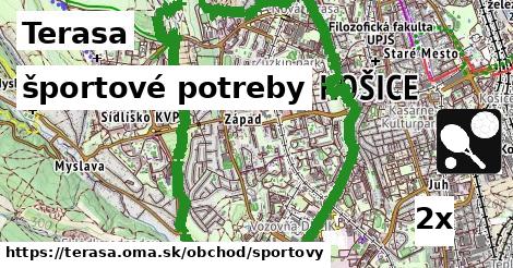 športové potreby, Terasa