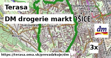 DM drogerie markt, Terasa