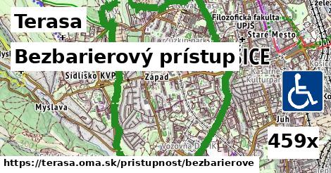 Bezbarierový prístup, Terasa