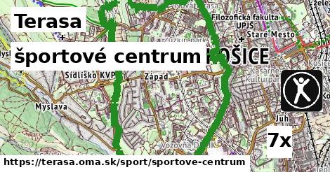 športové centrum, Terasa