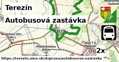 Autobusová zastávka, Terezín