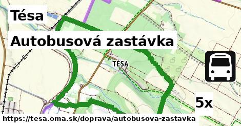 Autobusová zastávka, Tésa