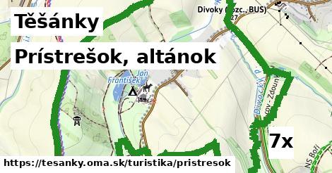 Prístrešok, altánok, Těšánky