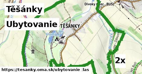 ubytovanie v Těšánky