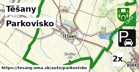 Parkovisko, Těšany