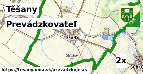 prevádzkovateľ v Těšany