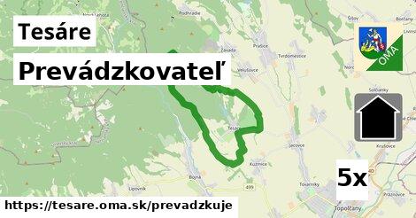 prevádzkovateľ v Tesáre