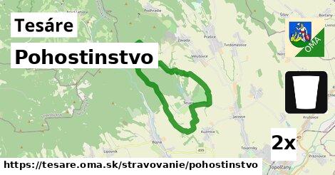 Pohostinstvo, Tesáre