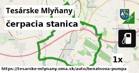 čerpacia stanica, Tesárske Mlyňany