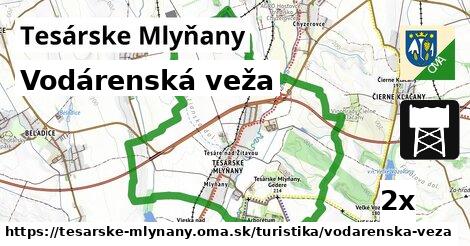 Vodárenská veža, Tesárske Mlyňany