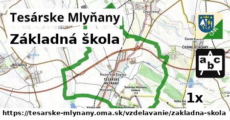 Základná škola, Tesárske Mlyňany