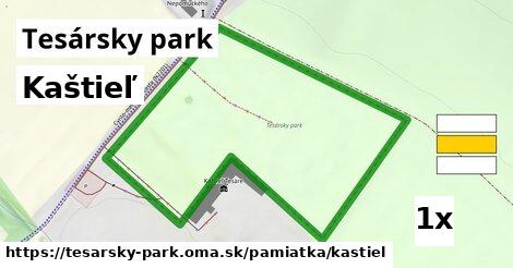 Kaštieľ, Tesársky park