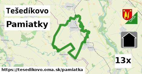 pamiatky v Tešedíkovo