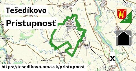 prístupnosť v Tešedíkovo