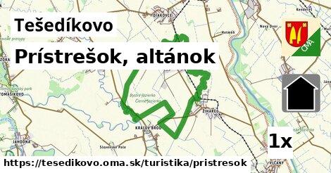 Prístrešok, altánok, Tešedíkovo