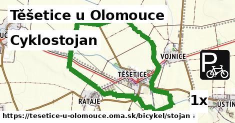 cyklostojan v Těšetice u Olomouce