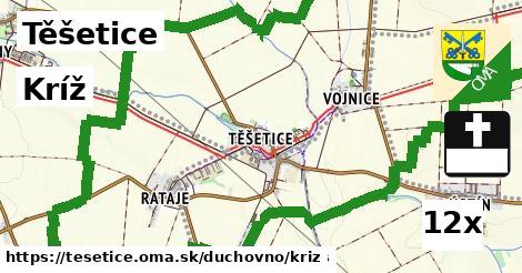 Kríž, Těšetice