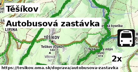 Autobusová zastávka, Těšíkov