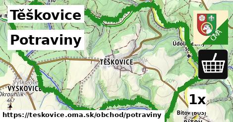 Potraviny, Těškovice