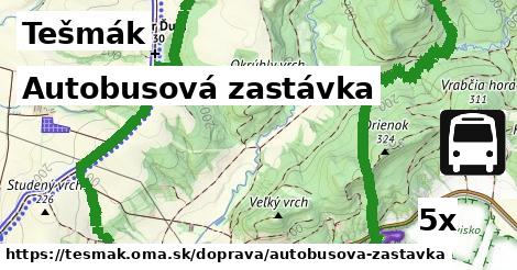 Autobusová zastávka, Tešmák