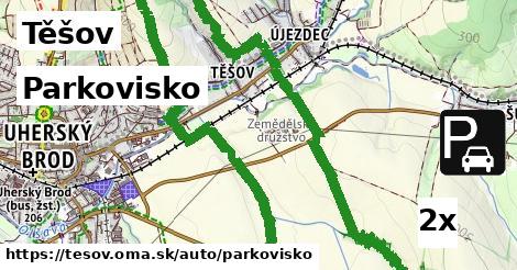 Parkovisko, Těšov