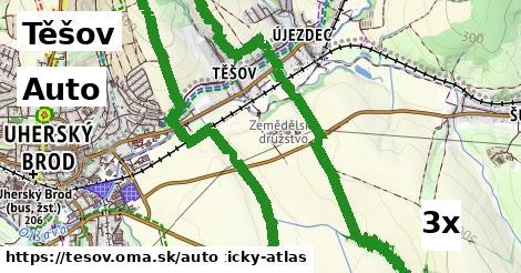 auto v Těšov