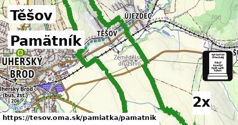 Pamätník, Těšov