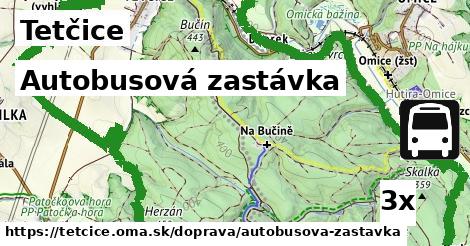 Autobusová zastávka, Tetčice