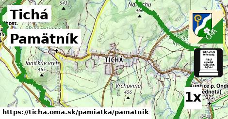 Pamätník, Tichá