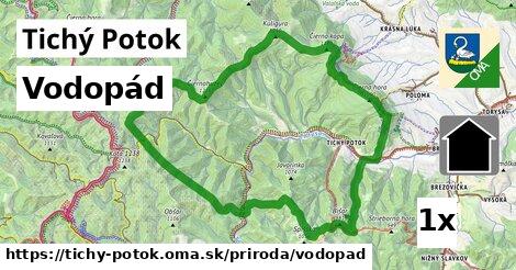 vodopád v Tichý Potok