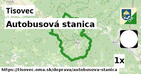 autobusová stanica v Tisovec