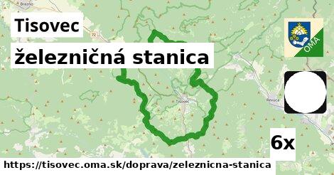 železničná stanica, Tisovec